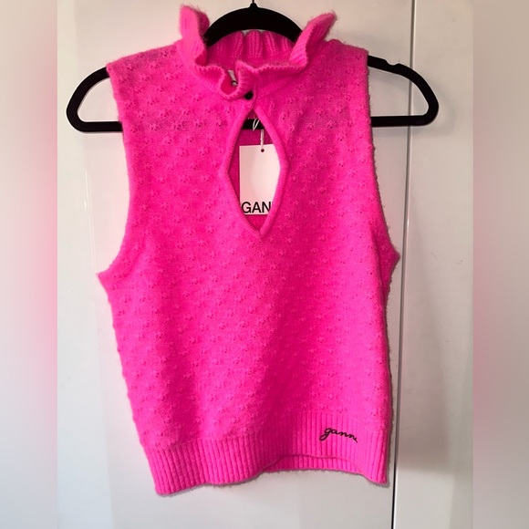 Ganni Soft Wool Top - Picture 2 of 7